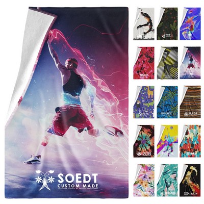 Custom Full Color Household Flannel Blankets